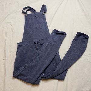 Dark blue soft overalls